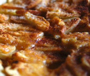 tarta de manzanas al microondas