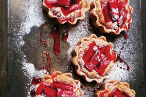 tarta de ruibarbo